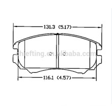 D924 OE No.58101-1FE00 for Hyundai Kia front brake specials